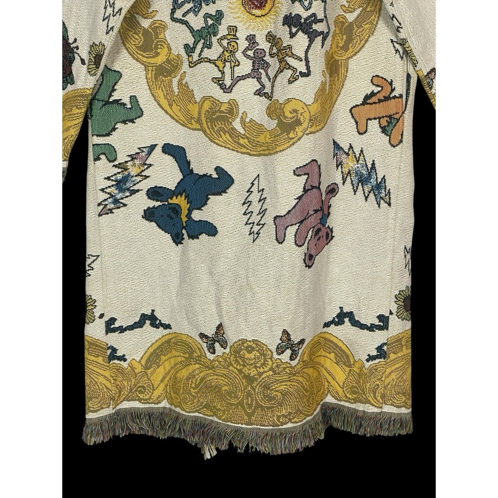 Grateful Dead Fabulous Blanket Yacht Coat Size M/L Deadhead Fringe Baroque RARE - Picture 4 of 16